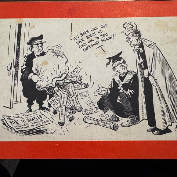VINTAGE CARTOON BOOK CIRCA 1966 - CARTOONS BY CHAMBERS - CANADIAN COLLECTIBLE - Picture 4 of 4